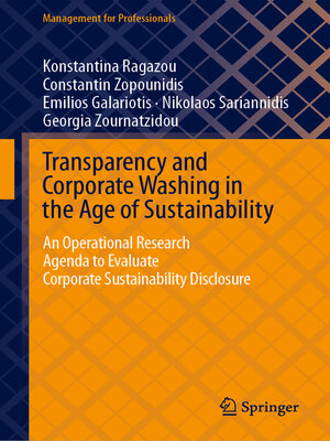 cover image of Transparency and Corporate Washing in the Age of Sustainability